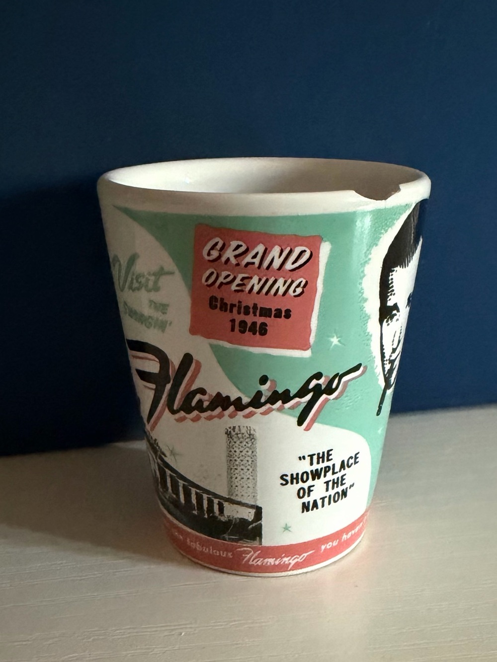 Very Rare & Hard to Find Shot Glass featuring The Flamingo Hotel Las Vegas